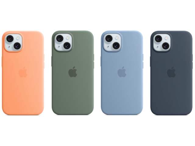 Apple Silikon Skal med MagSafe till iPhone 15 Plus