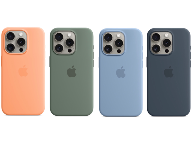 Apple Silikon Skal med MagSafe till iPhone 15 Pro Max
