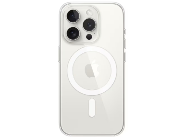 Apple Transparent Skal med MagSafe till iPhone 15 Pro
