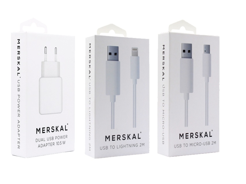 Merskal Charging kit Lightning/Micro-USB
